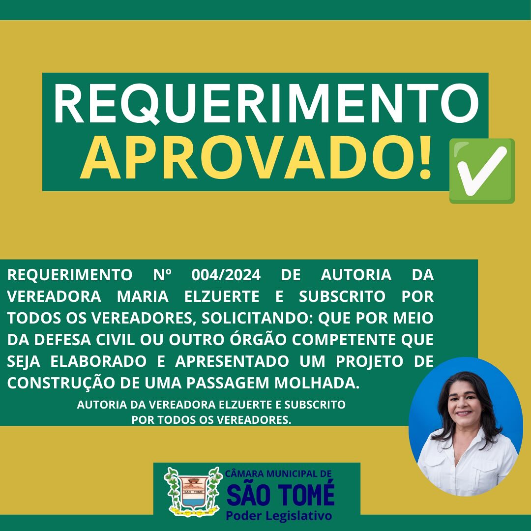 Requerimento Aprovado - Elzuerte e demais